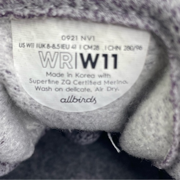 Allbirds Women’s Grey Wool Runners - Picture 8 of 9